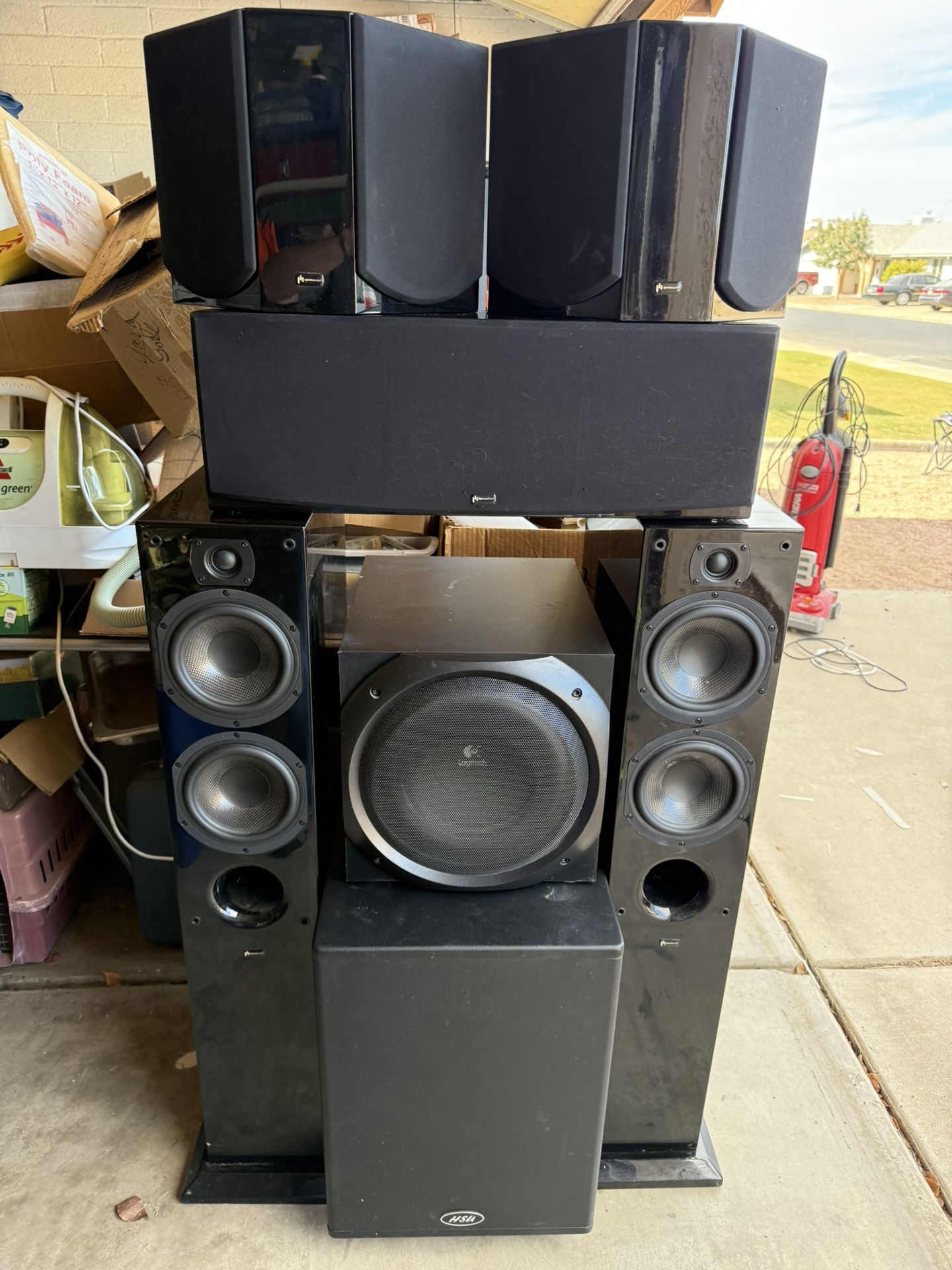 High End Audio Gear 5.1/7.1 Surround Sound System Components