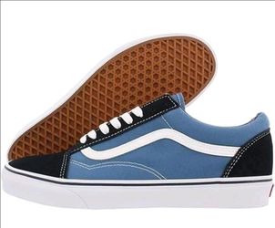 Vans  Old Skool Unisex Sneakers, Navy, Blue size 12