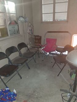 Outside chairs and table set