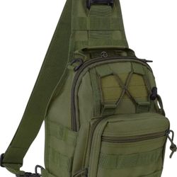 Tactical Backpack, Waterproof Military Cross-body Molle Sling Shoulder Backpack