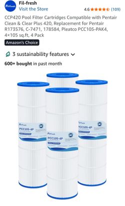 CCP420 Pool Filter Cartridges Compatible with Pentair Clean & Clear Plus 420,  26"× 7"