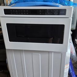 NEW CAFE 24 IN DRAWER MICROWAVE BUILT IN UNDERCOUNTER STAINLESS STEEL 