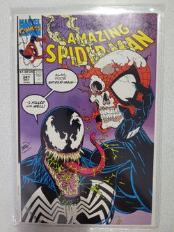 Amazing Spiderman #347 Marvel Comics Erik Larson Venom Cover