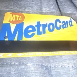 Collectible Metro Card 2026 