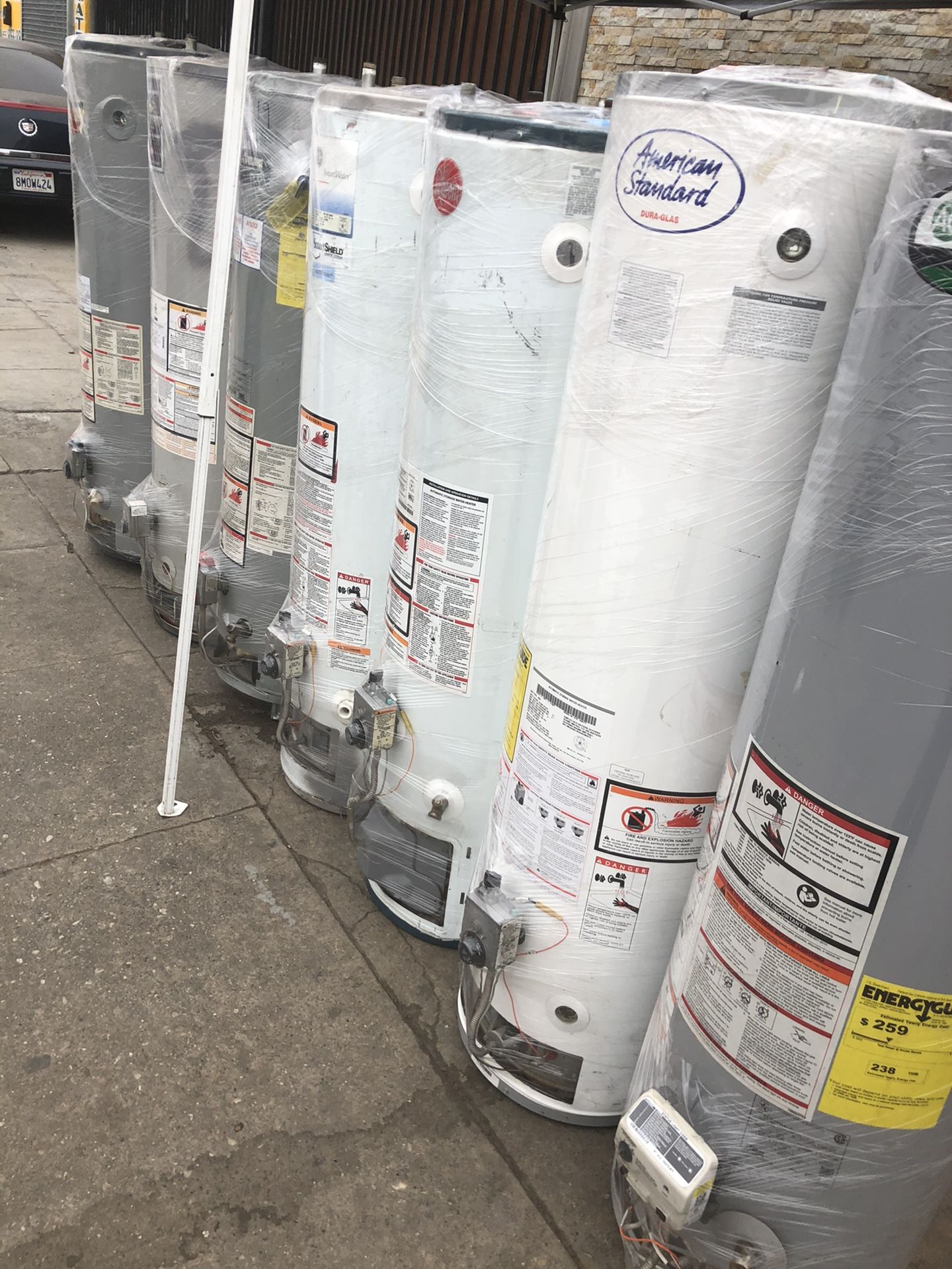 Water heaters and wall heaters sales new and used boilers sales