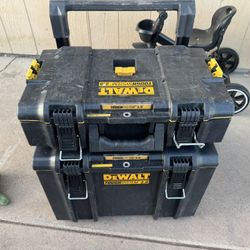 Dewalt Rolling Tool Box + Small Tool Box