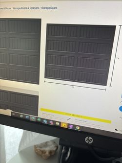 Black Garage Door Brand New 8ft X 7ft