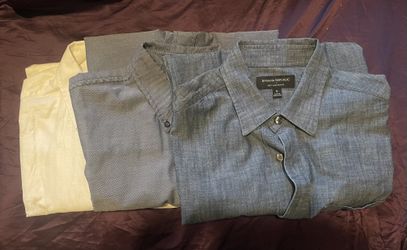 Assorted button down shirts