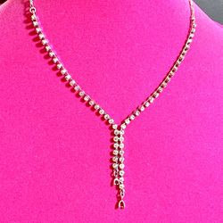 Designer Aldo Rhinestone Necklace