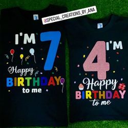 Custom Birthday Shirts 🥳