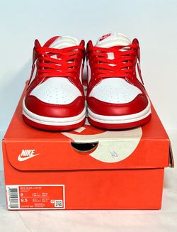 Nike White University Res Dunks | 8M/9.5W