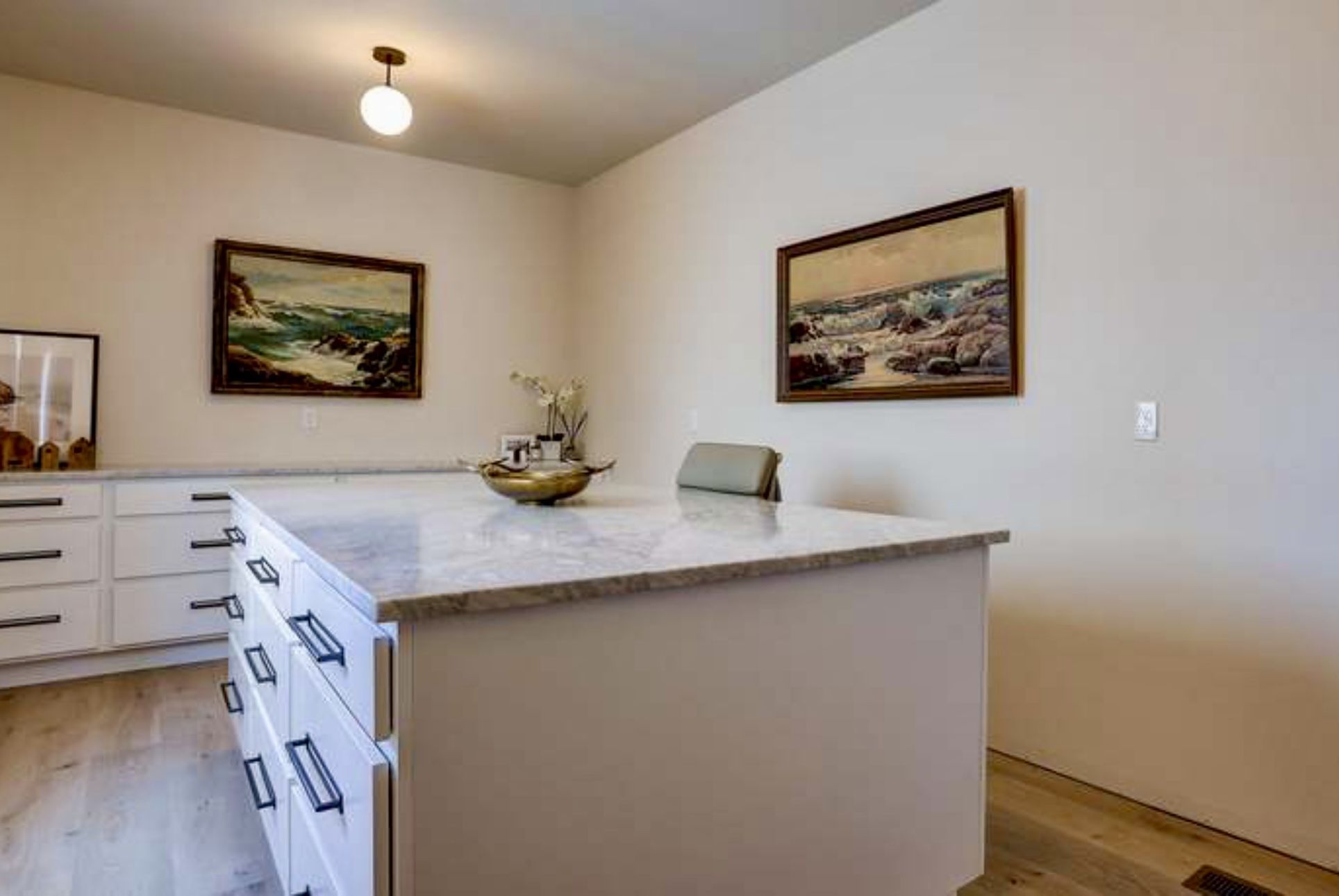 Large Marble Slab - Gray And White