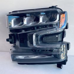 2019-2021 CHEVROLET SILVERADO 1500 LEFT DRIVER SIDE HEADLIGHT LED W/O HID OEM