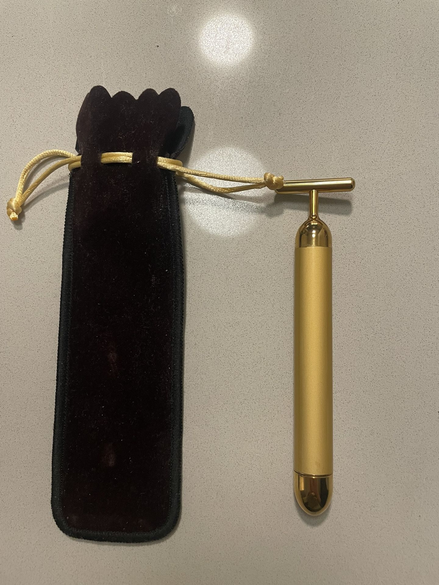 24K Gold Sonic Vibration Facial Massager