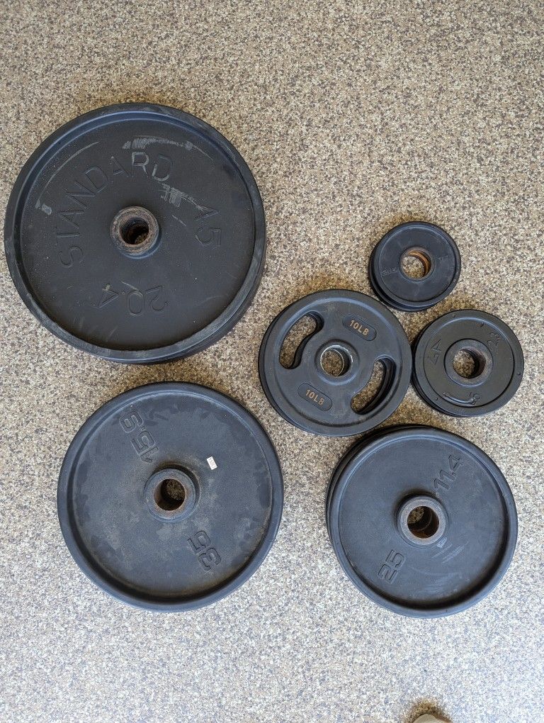 Plate Weights Rubber Coated