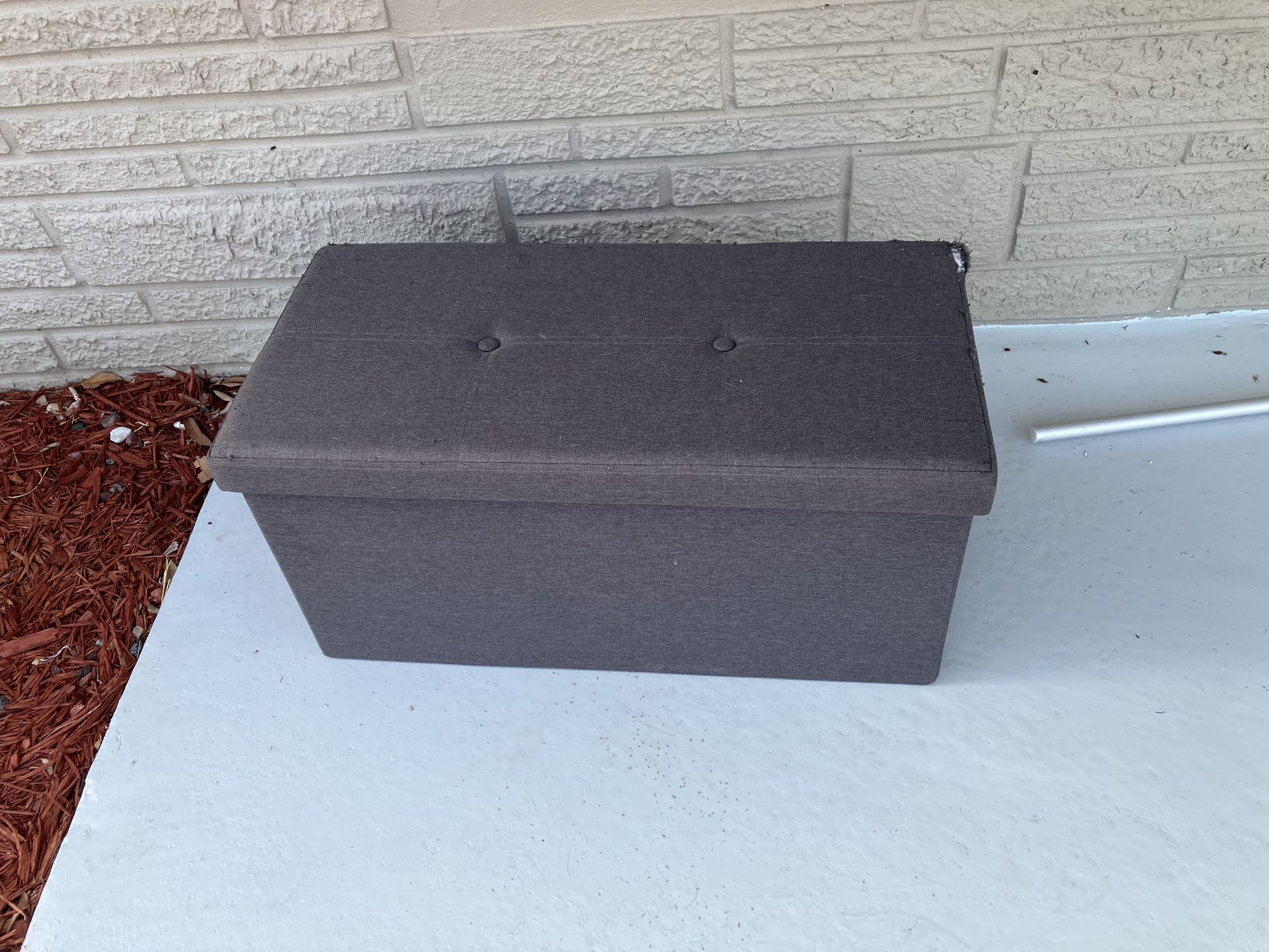 Folding Storage Ottoman