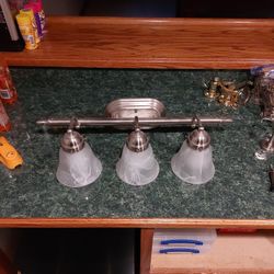 Brushed Nickel Light Fixture