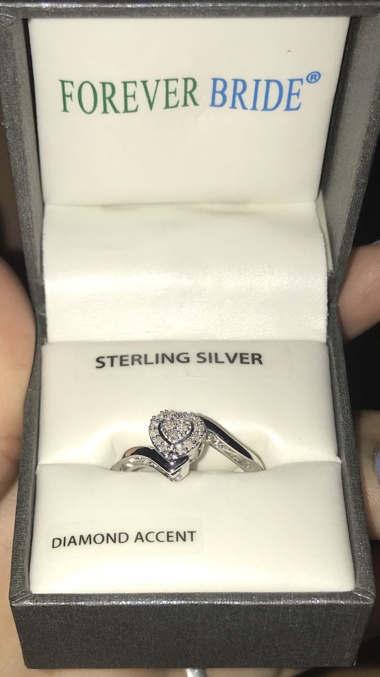 Forever Bride heart ring
