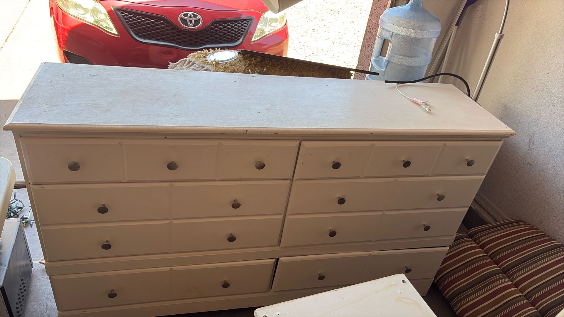 Large White Dresser