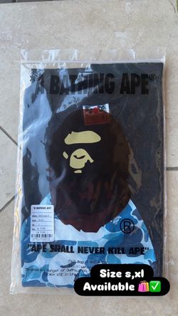 A Bathing Ape BAPE Camo Graphic Tee Black