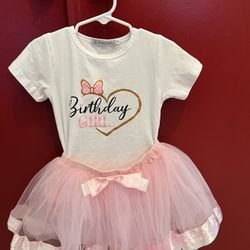 Birthday Girl Outfit Size 4T