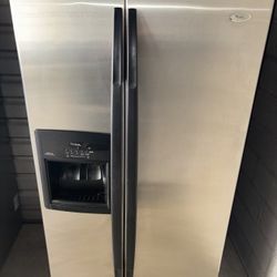 Whirlpool Stainless Steel Refrigerator And Freezer
