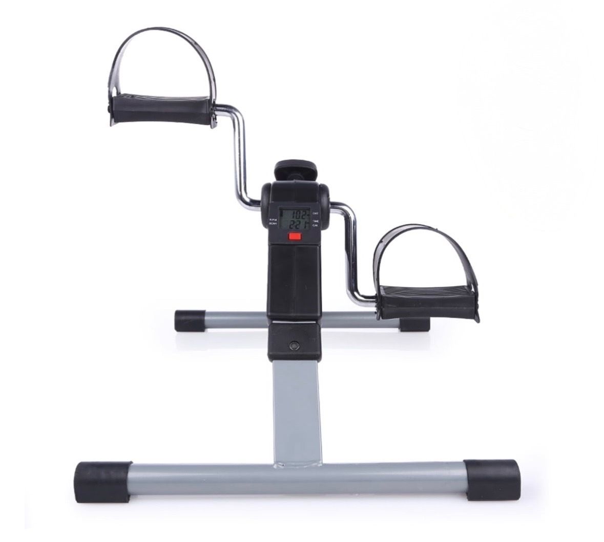 Mini Exercise Bike, Folding Foot Pedal Exerciser Under Desk Bicycle for Arm and Leg Exerciser