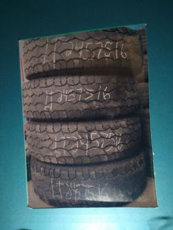 TIRE LT 245 75 16 each Installed ELMOFLES