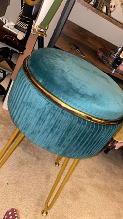 ottoman & table velvet