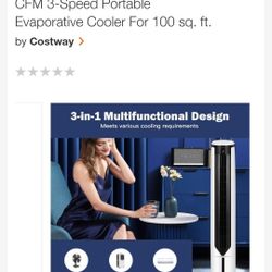 3-In-1 Tower Fan Humidifier

