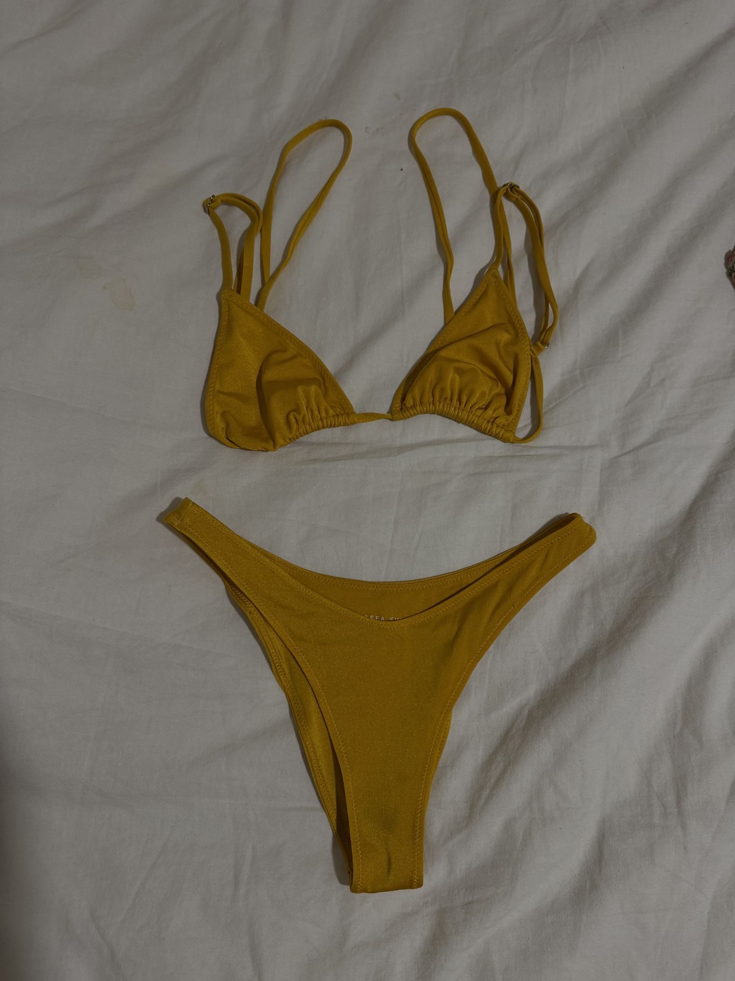 Mustard Bikini Set
