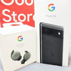 Google Pixel 6a UNLOCKED + Pixel Bluetooth Buds 