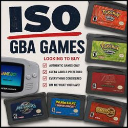 Looking  to buy Gameboy advance games