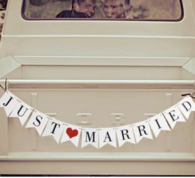 Mr And Mrs Banner And Signs