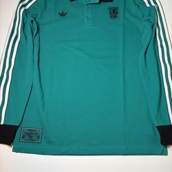 BNWT Liverpool FC Icon Polo Sea Green Size M