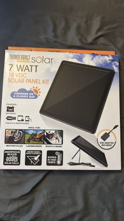 Thunderbolt solar panel 7 watt