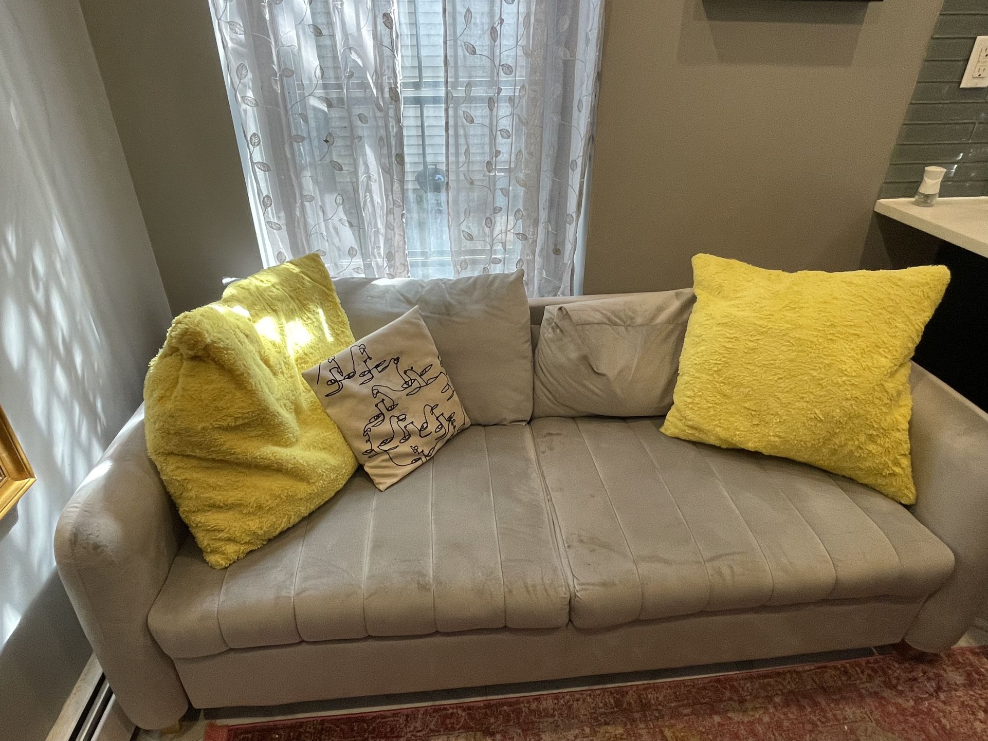 CosmoLiving Coco Velvet Sofa