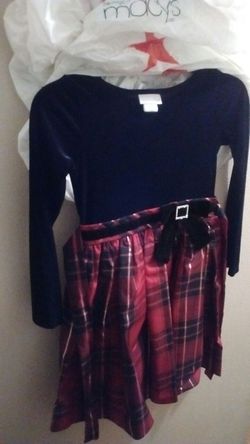 Macy kid Xmas dress size 8