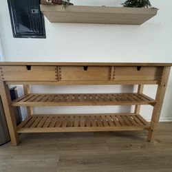 IKEA Kitchen Table Side  With Storage , Kitchen Furniture 