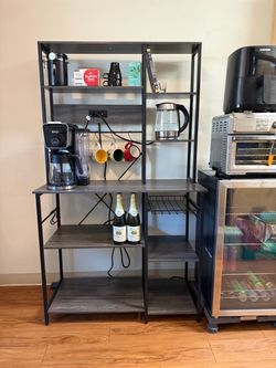 Coffee & drink Hutch with built in power connection
