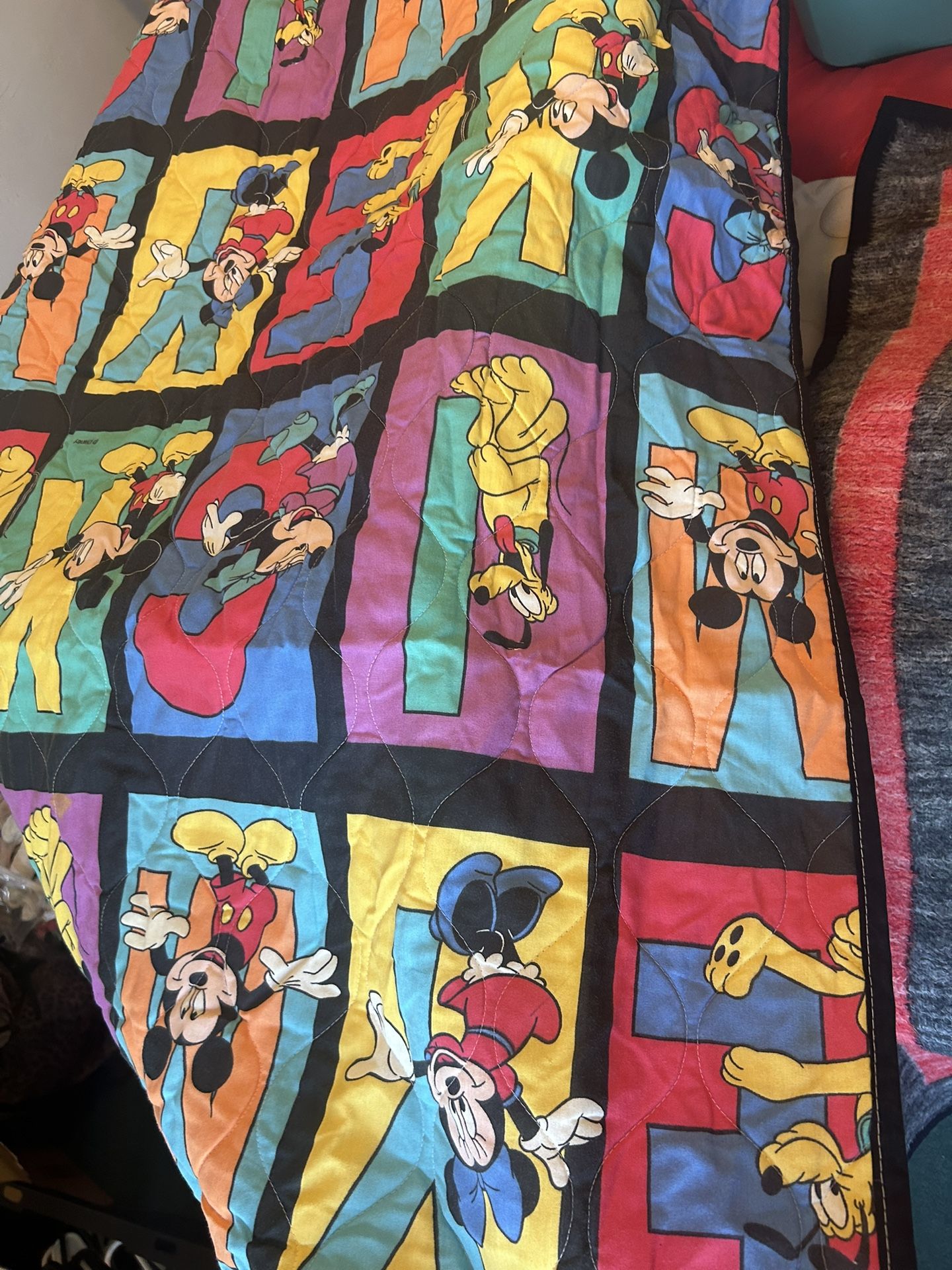 Vintage Retro Disney Blankets 