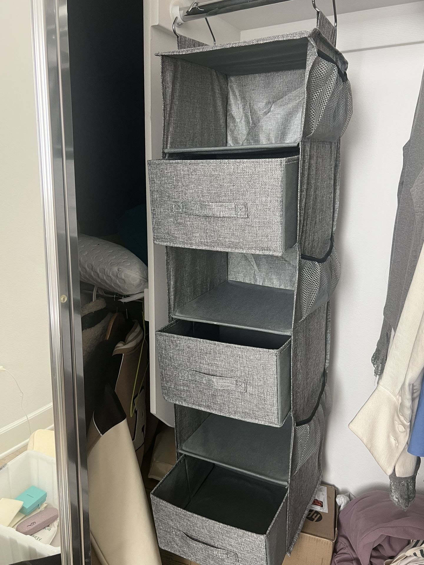 Hanging Closet Organizer 5 Shelf