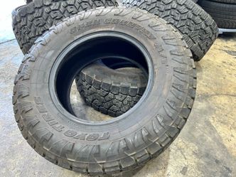 4x TOYO OPEN COUNTRY AT3 TIRES ALL TERRAIN 35X12.50R18LT 8 PLY 95% TREAD