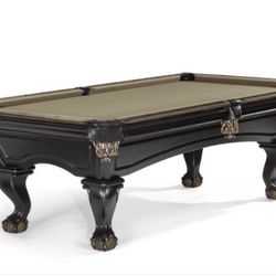 Brunswick Glenwood 8' Pool Table, Matte Black with Coffee