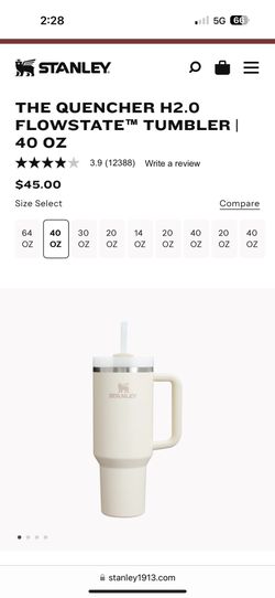 40 Oz Stanley Cups (multiple In Stock)