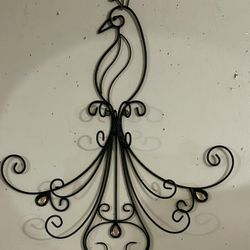 Pretty Peacock Wall Decor 24x20