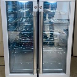 The Everstar HDC36SS Stainless Steel 36 Wine Cooler Mini Fridge