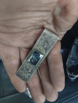 Antique Silver Money clip