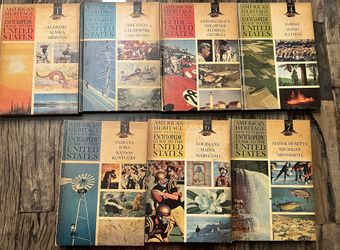 American Heritage New Pictorial Encyclopedic Guide To The United States vol 1-7