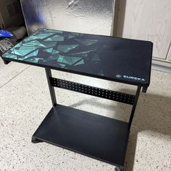 Adjustable Gaming Computer Cart 